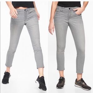 Athleta Sculptek Skinny Crop Jean in Granite Wash